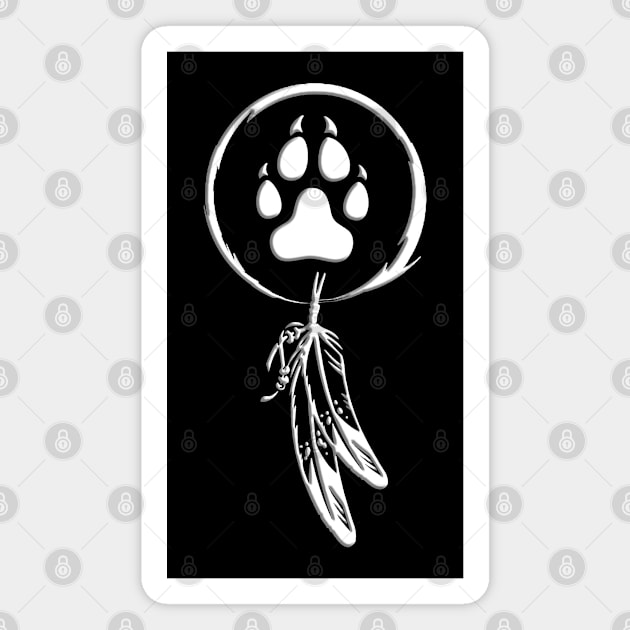 WOLF PAW 1 Magnet by GardenOfNightmares